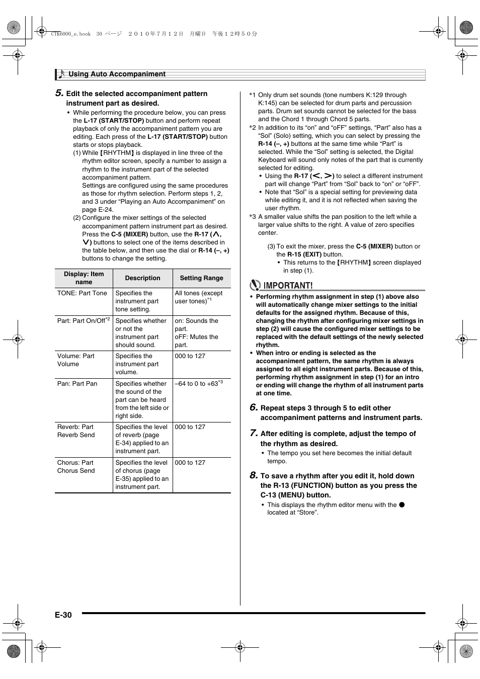 Casio WK6500E1A User Manual | Page 32 / 132