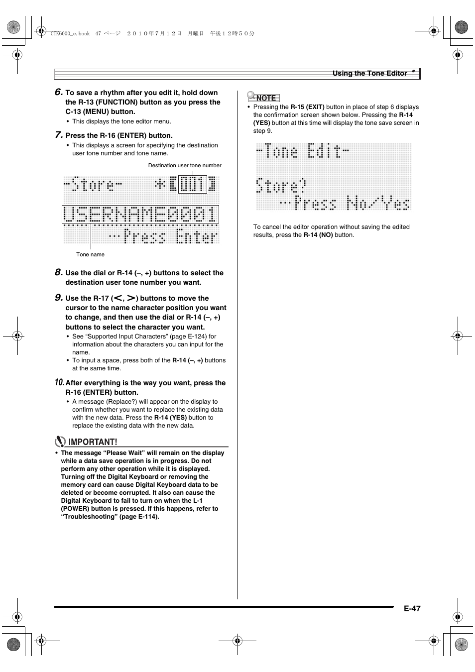 Casio WK6500E1A User Manual | Page 49 / 132