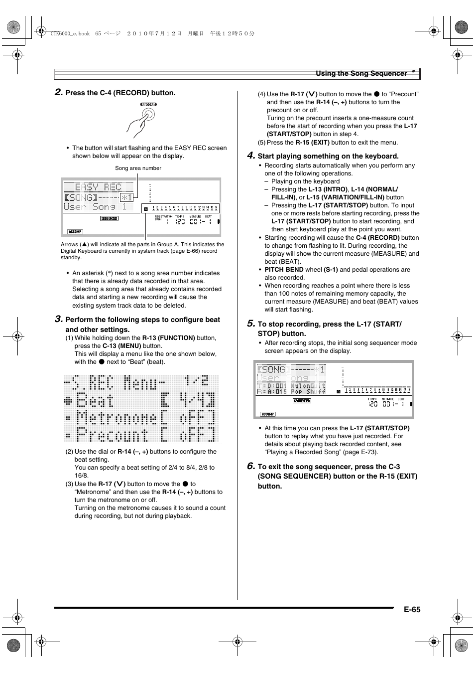 Casio WK6500E1A User Manual | Page 67 / 132