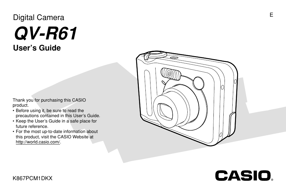 Casio QV-R61 User Manual | 210 pages