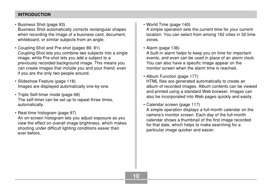 Casio QV-R61 User Manual | Page 10 / 210