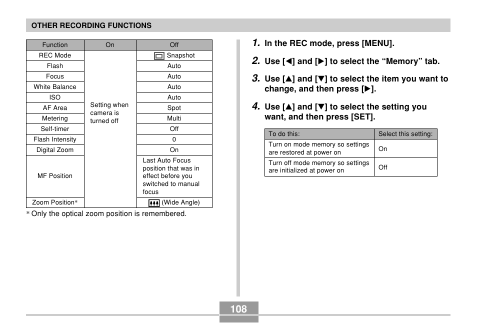 Casio QV-R61 User Manual | Page 108 / 210