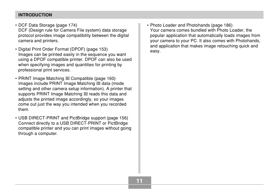 Casio QV-R61 User Manual | Page 11 / 210