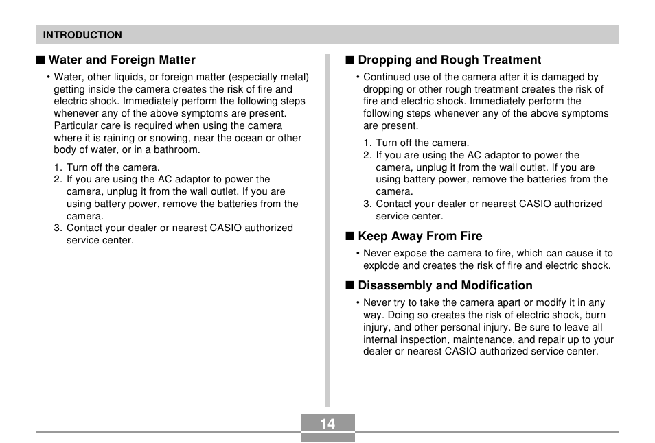 Casio QV-R61 User Manual | Page 14 / 210