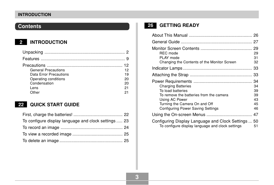 Casio QV-R61 User Manual | Page 3 / 210