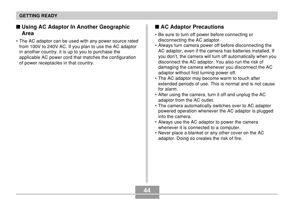 Casio QV-R61 User Manual | Page 44 / 210