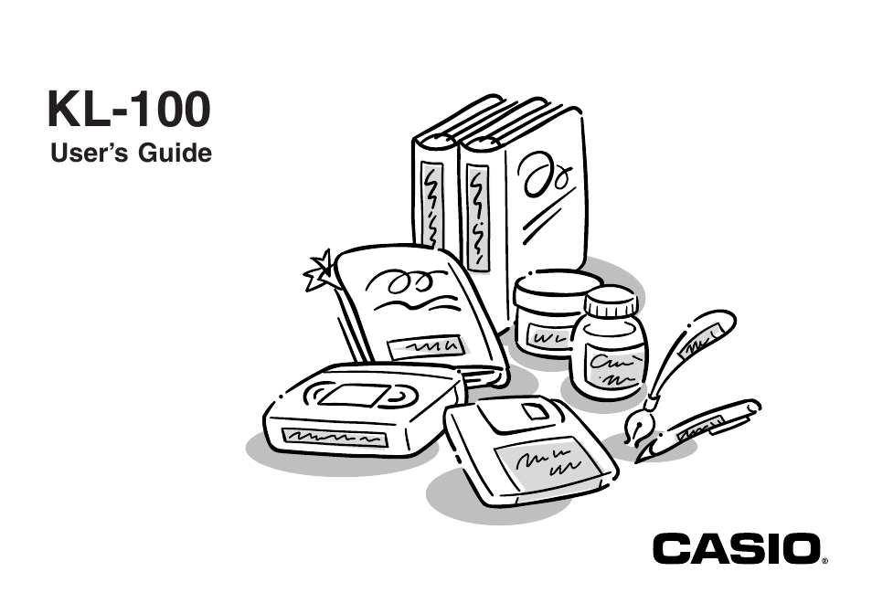 Casio KL-100 User Manual | 24 pages