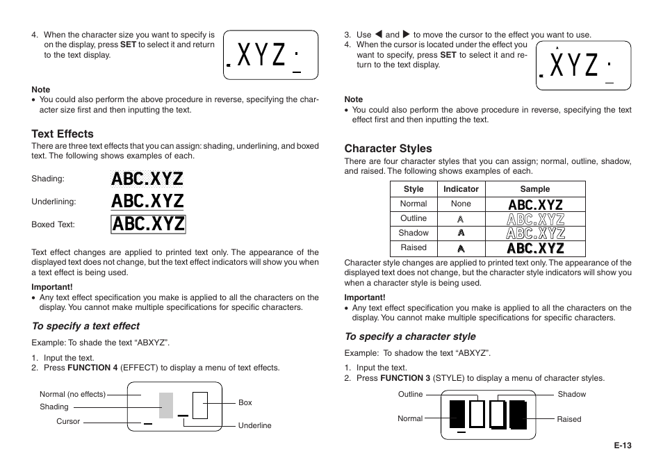 Casio KL-100 User Manual | Page 14 / 24