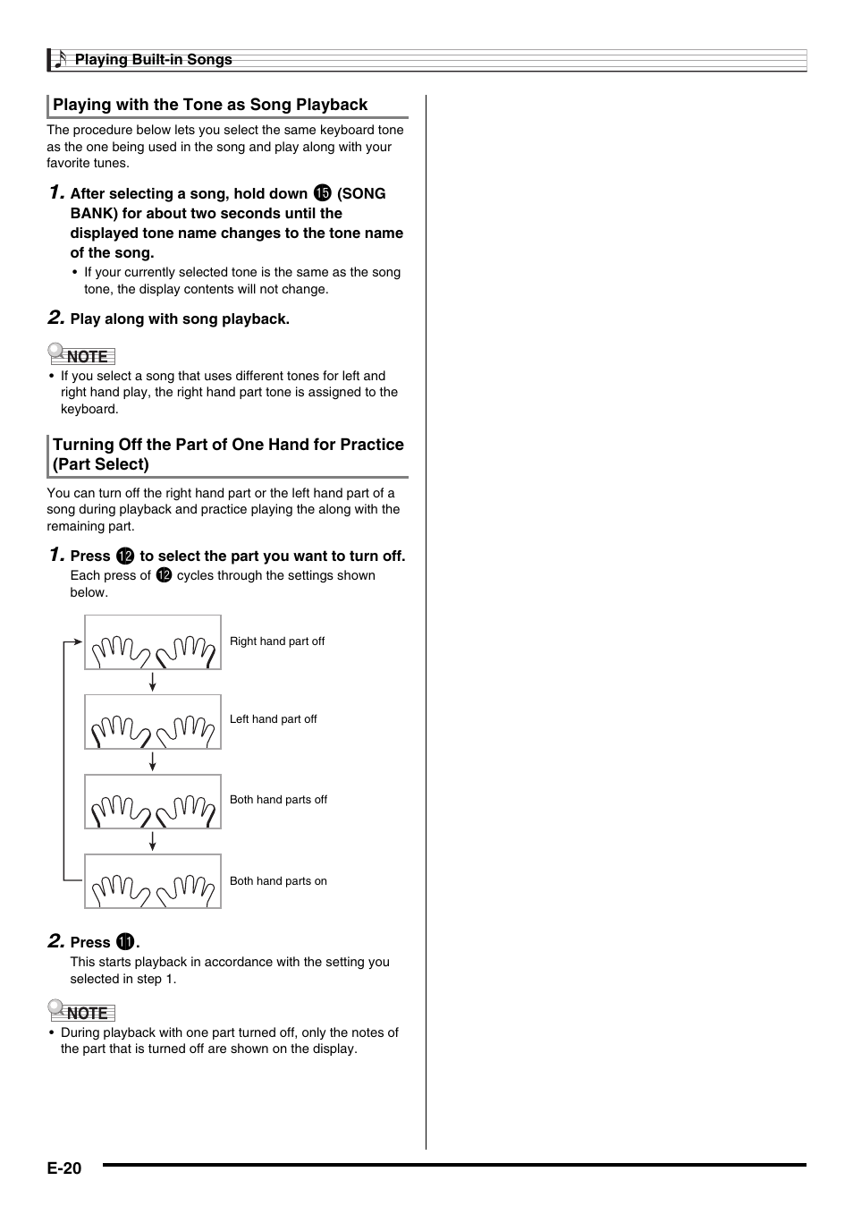 Casio CTK-3200  EN User Manual | Page 22 / 49