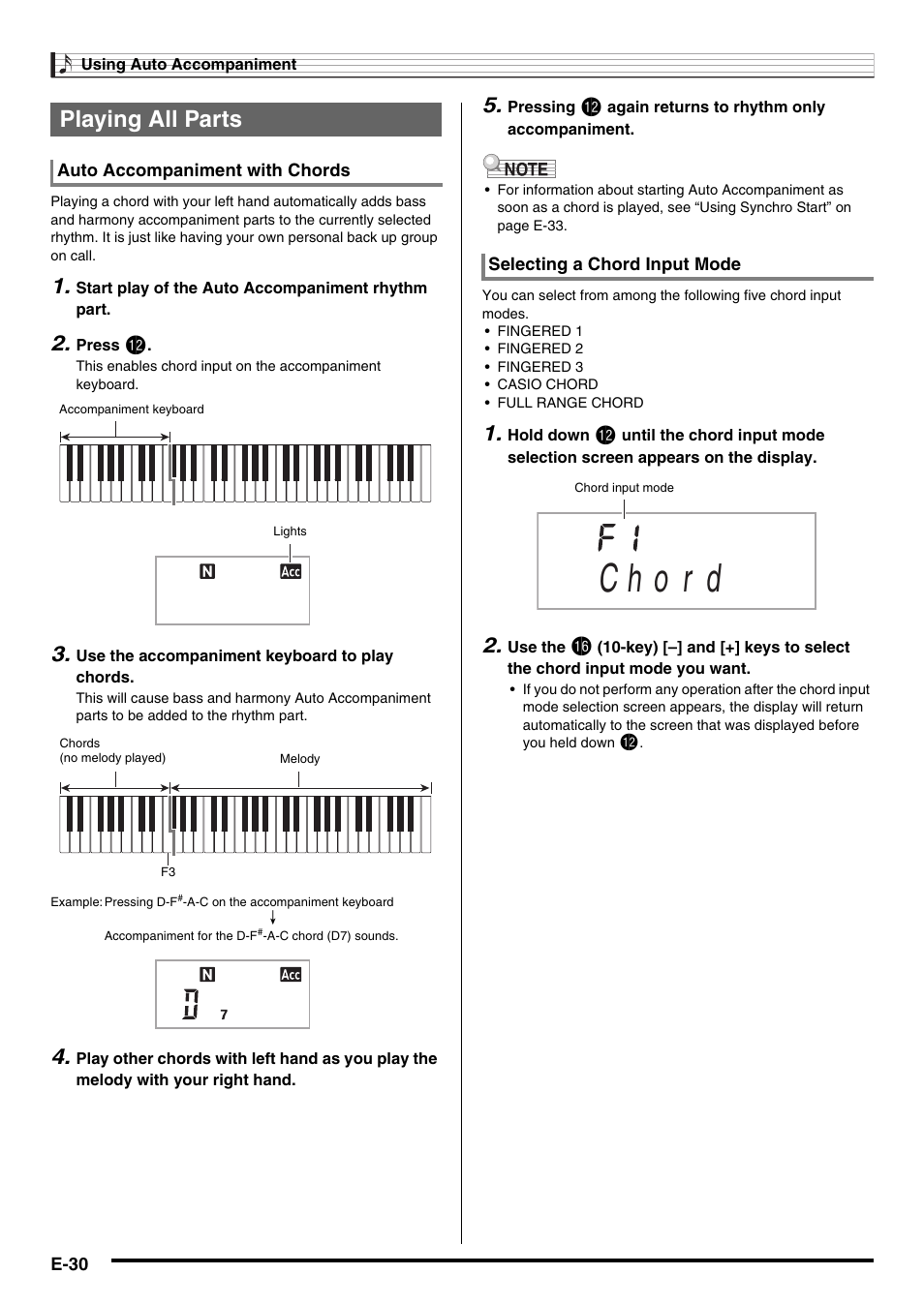Playing all parts | Casio CTK-3200  EN User Manual | Page 32 / 49
