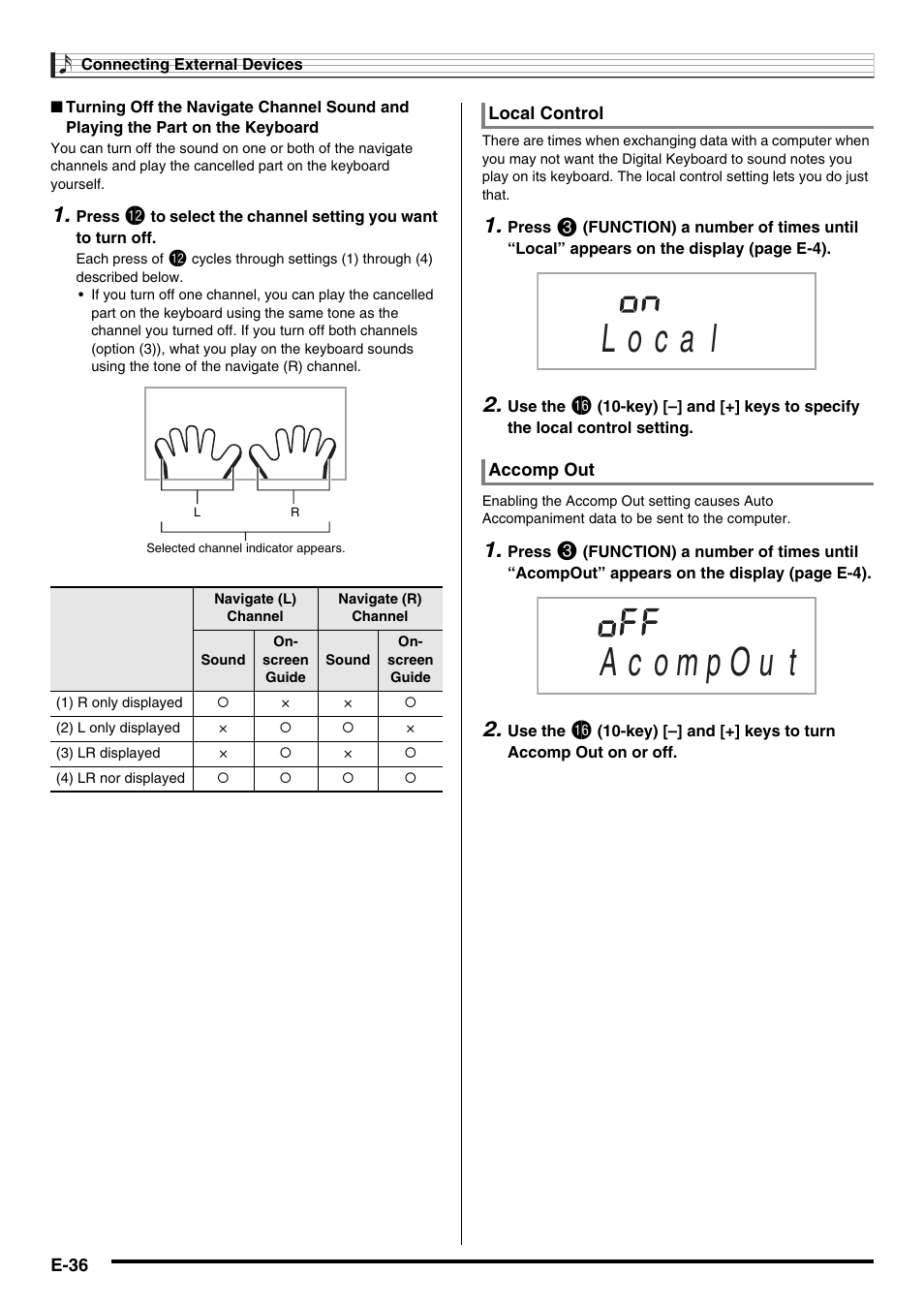 Casio CTK-3200  EN User Manual | Page 38 / 49