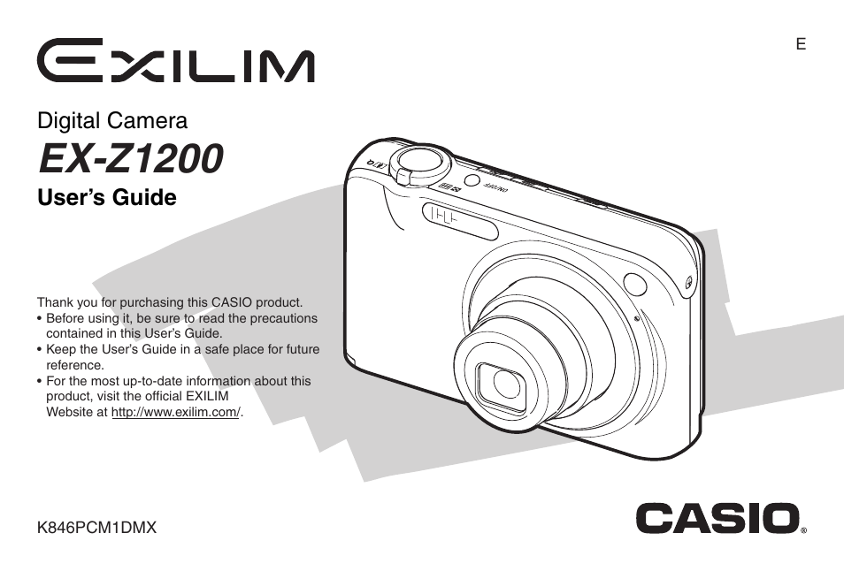 Casio EXILIM EX-Z1200 User Manual | 289 pages