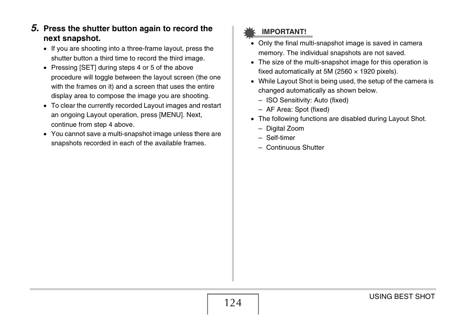 Casio EXILIM EX-Z1200 User Manual | Page 124 / 289