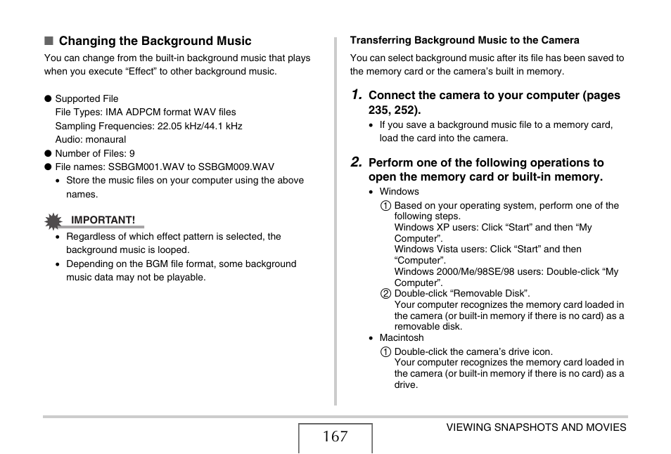 Casio EXILIM EX-Z1200 User Manual | Page 167 / 289