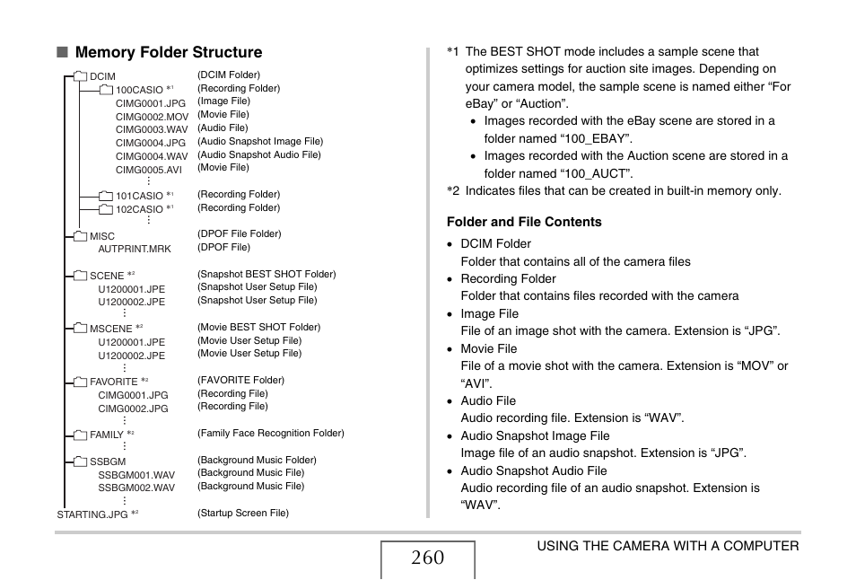 Casio EXILIM EX-Z1200 User Manual | Page 260 / 289