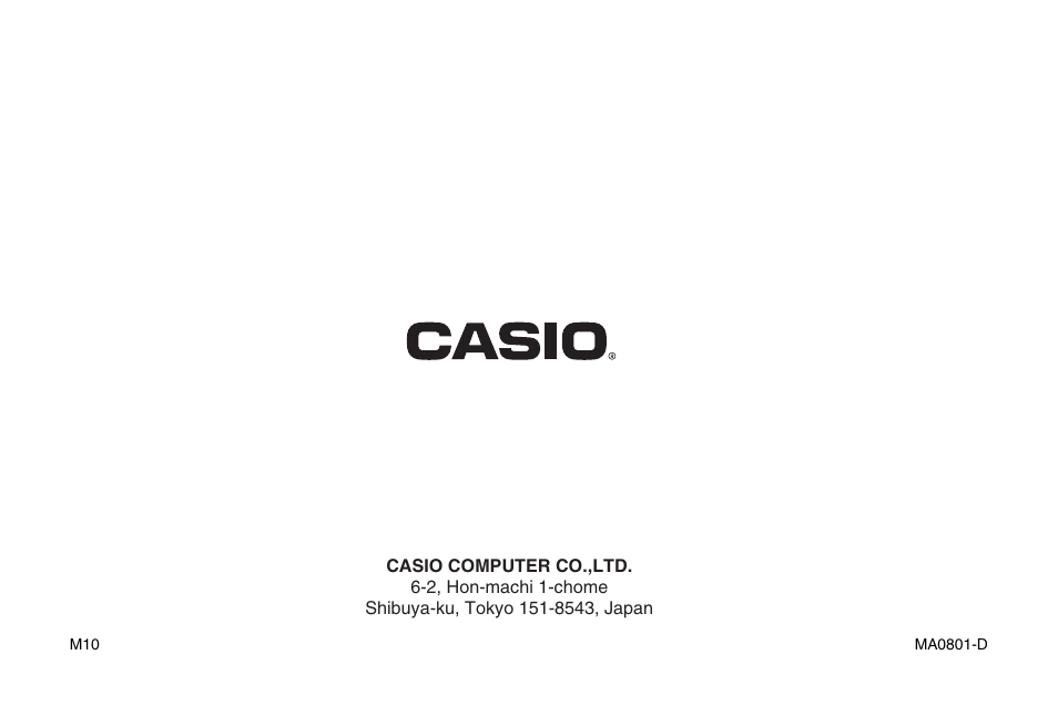 Casio EXILIM EX-Z1200 User Manual | Page 289 / 289