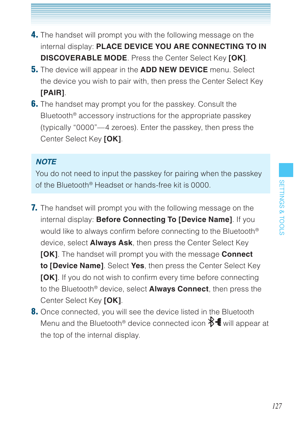 Casio G'zOne Brigade User Manual | Page 128 / 208