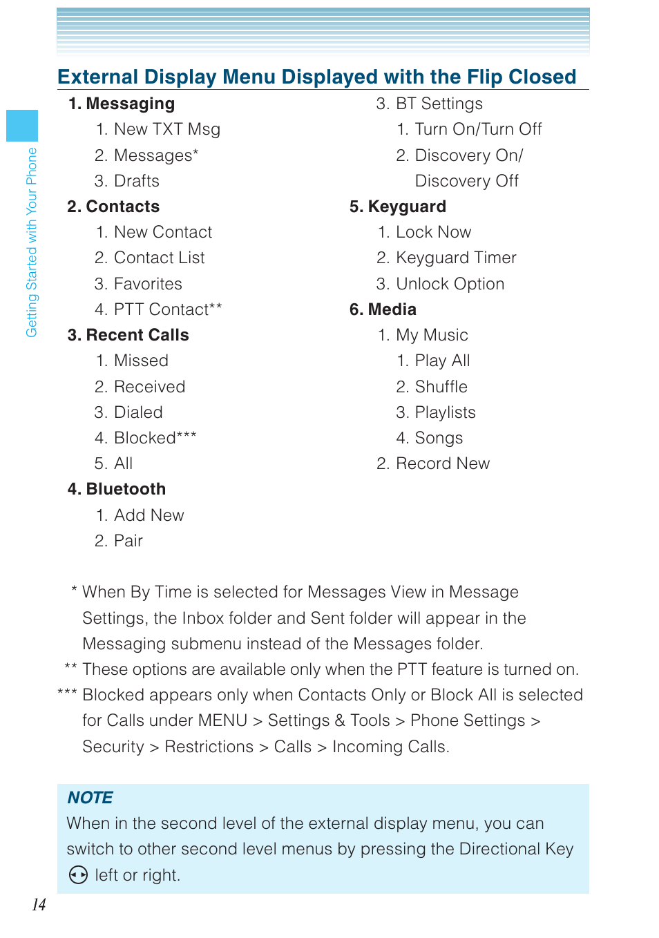 Casio G'zOne Brigade User Manual | Page 15 / 208