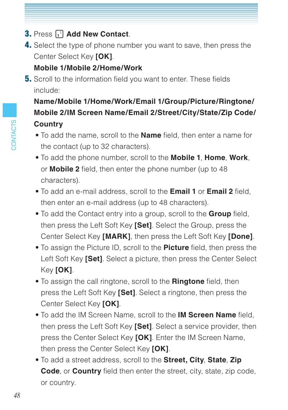 Casio G'zOne Brigade User Manual | Page 49 / 208