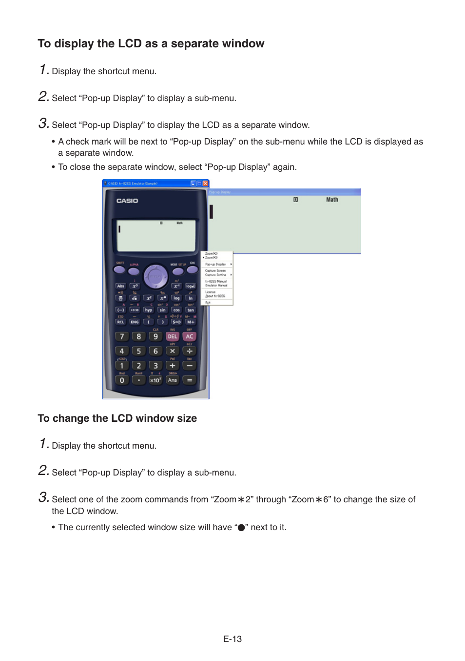 Casio EMULATOR FX-ES User Manual | Page 15 / 18