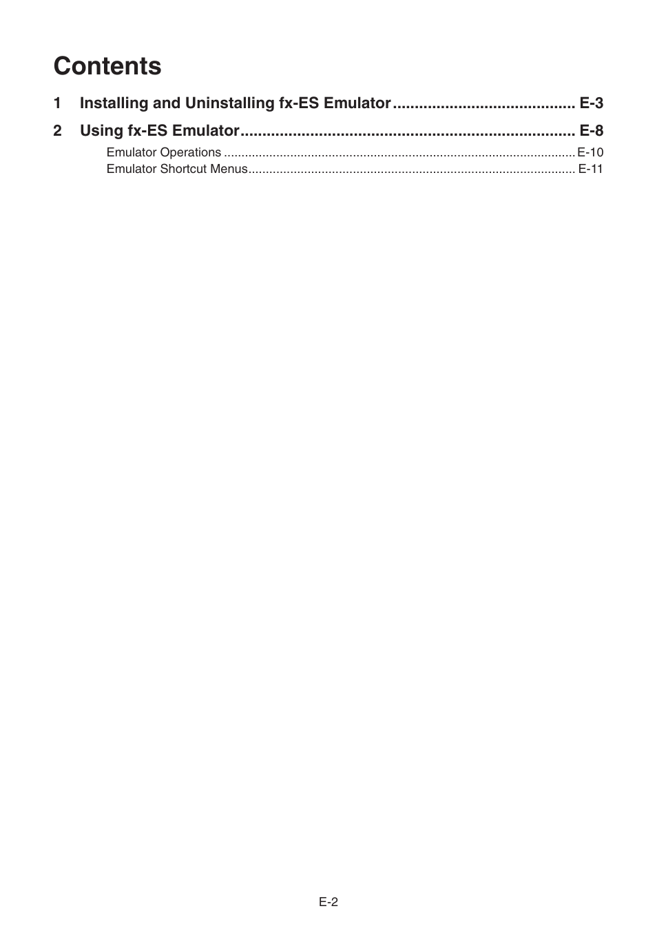 Casio EMULATOR FX-ES User Manual | Page 4 / 18