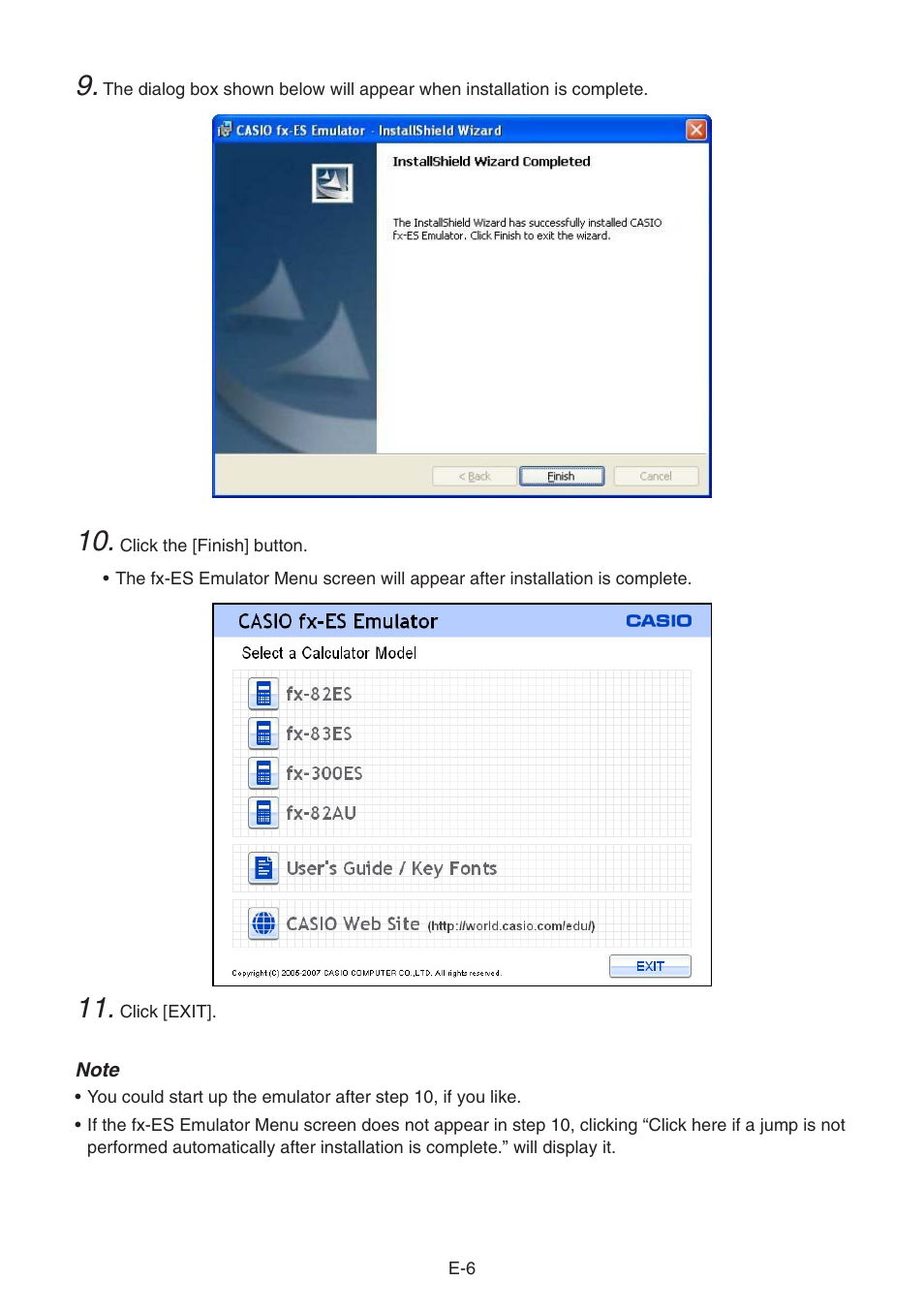 Casio EMULATOR FX-ES User Manual | Page 8 / 18