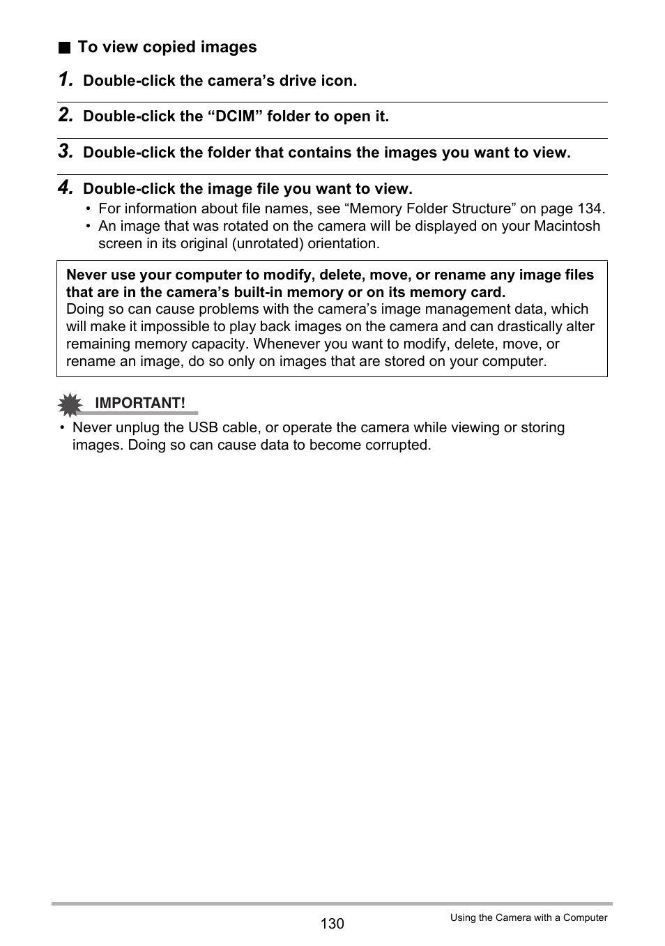 Casio EXILIM EX-S300 User Manual | Page 130 / 189
