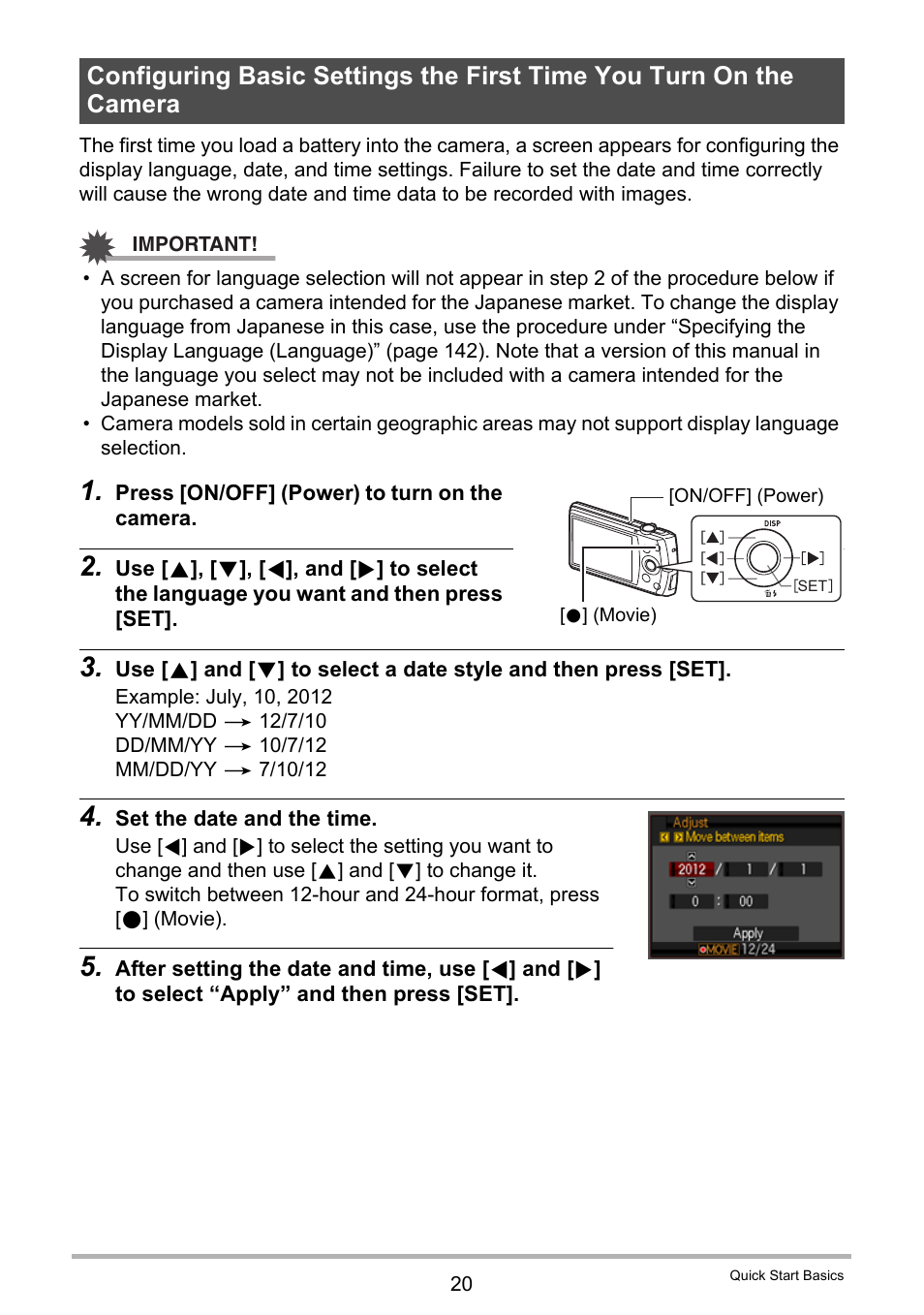 Casio EXILIM EX-S300 User Manual | Page 20 / 189
