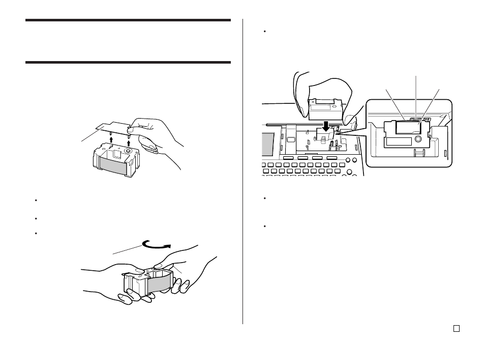 Loading and removing an ink ribbon cassette | Casio CW-K85 User Manual | Page 17 / 61