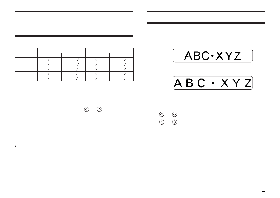 Inputting text into an auto format, Specifying character spacing | Casio CW-K85 User Manual | Page 33 / 61