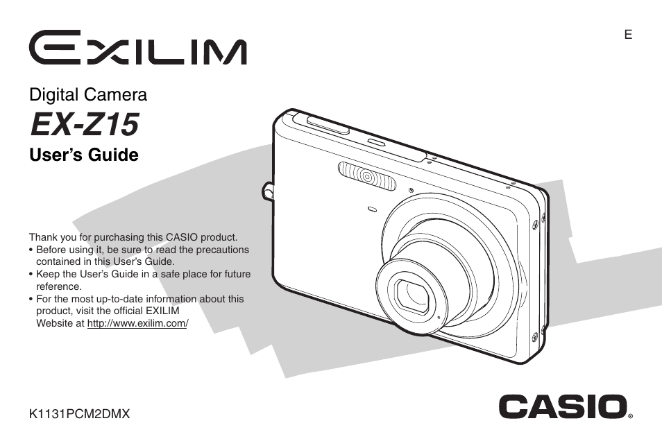 Casio EX-Z15 User Manual | 265 pages