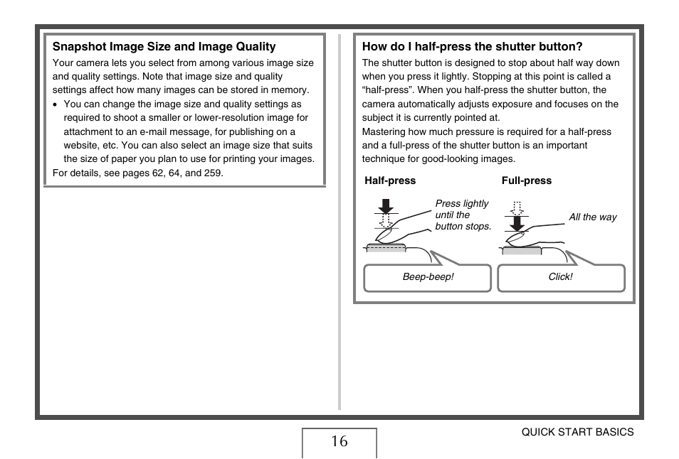 Casio EX-Z15 User Manual | Page 16 / 265