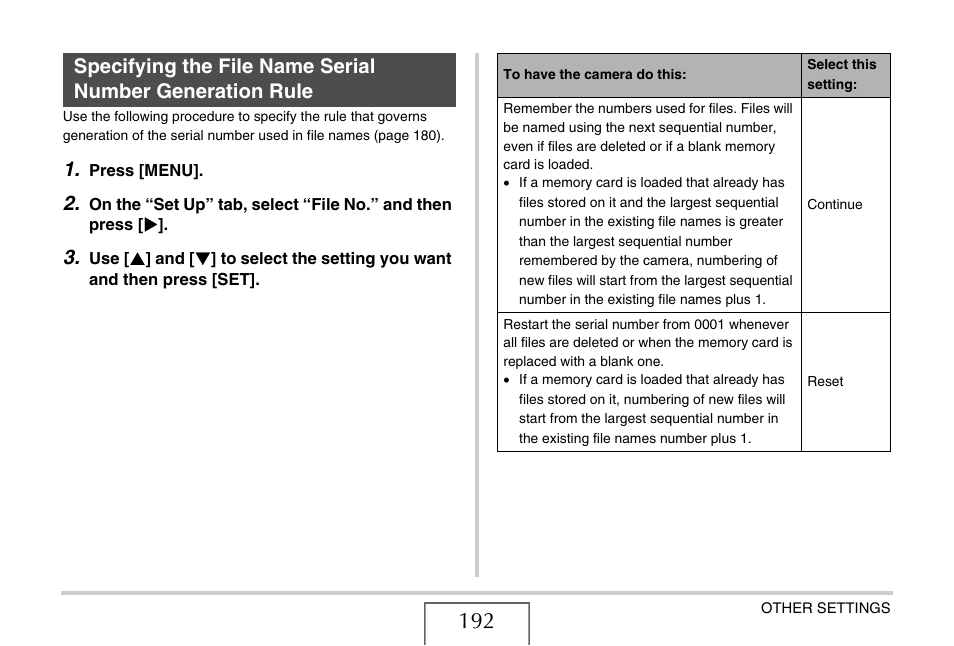 Casio EX-Z15 User Manual | Page 192 / 265