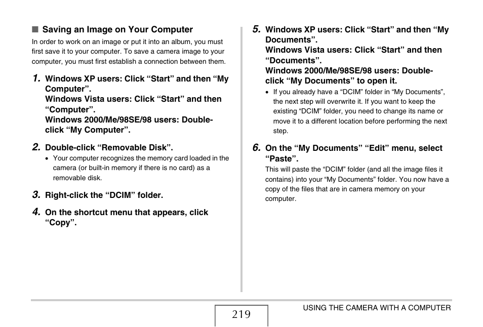 Casio EX-Z15 User Manual | Page 219 / 265