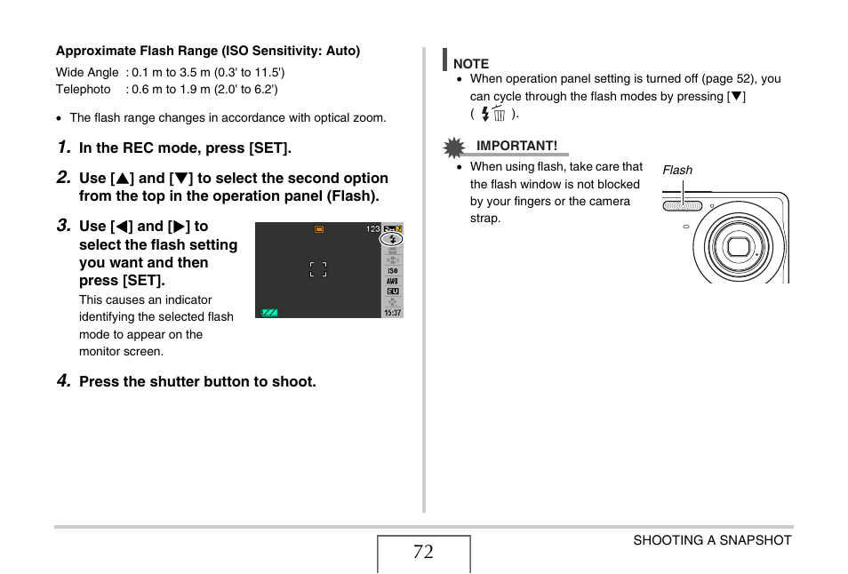 Casio EX-Z15 User Manual | Page 72 / 265