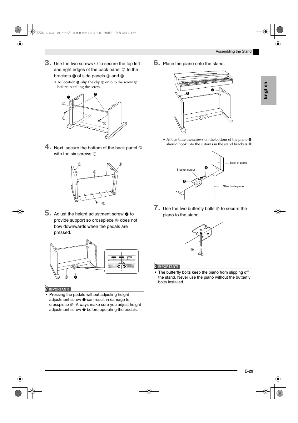 Casio CELVIANO AP220ES1C User Manual | Page 31 / 40