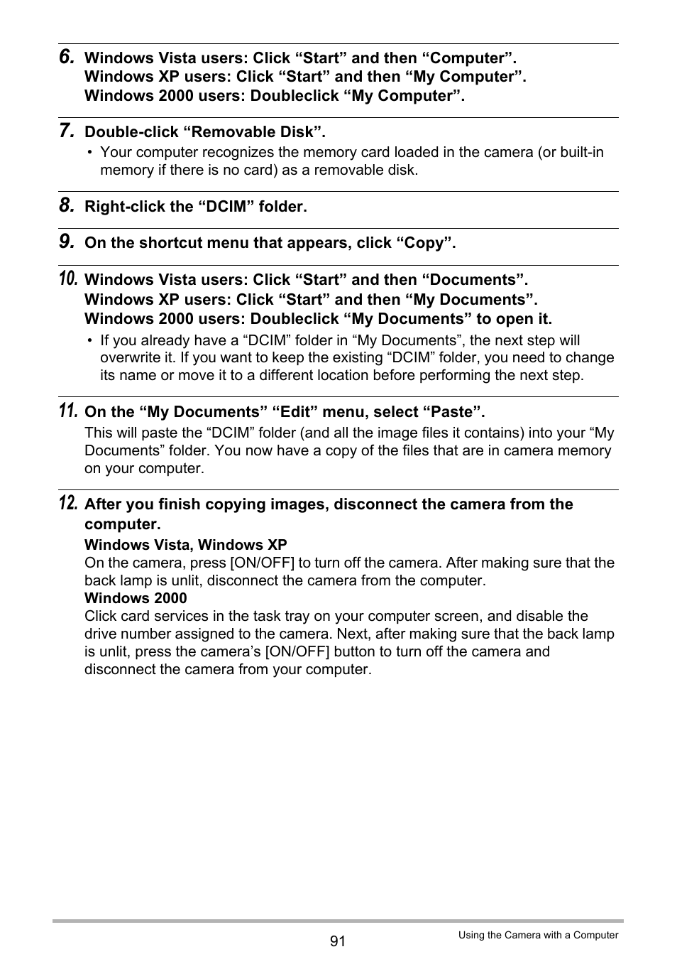 Casio EXILIM EX-S6 User Manual | Page 91 / 148