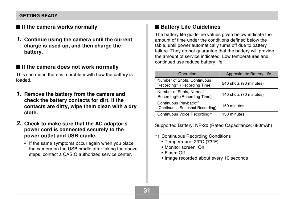 Casio EX-Z4 User Manual | Page 31 / 58