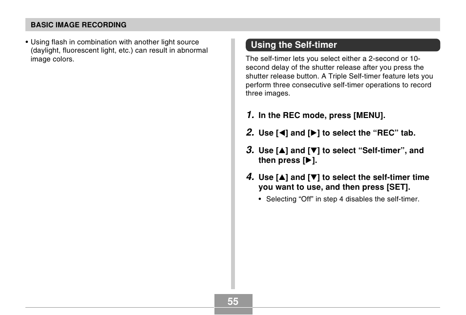 Casio EX-Z4 User Manual | Page 55 / 58