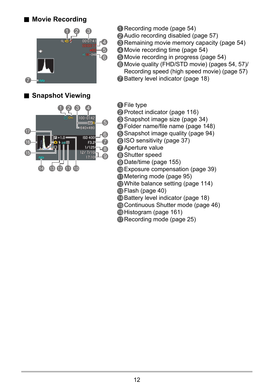 Casio EXILIM EX-ZR10 User Manual | Page 12 / 199