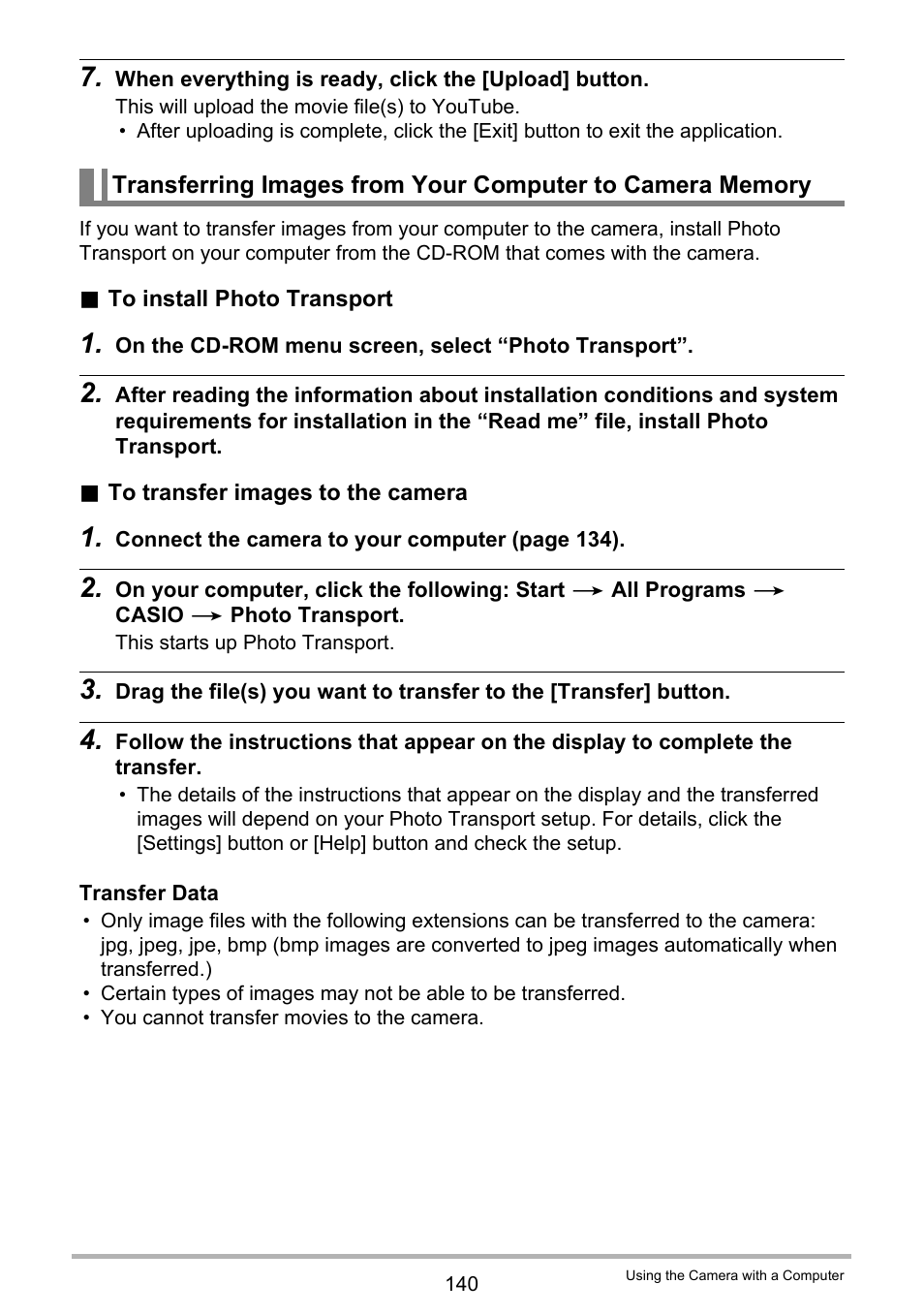 Casio EXILIM EX-ZR10 User Manual | Page 140 / 199