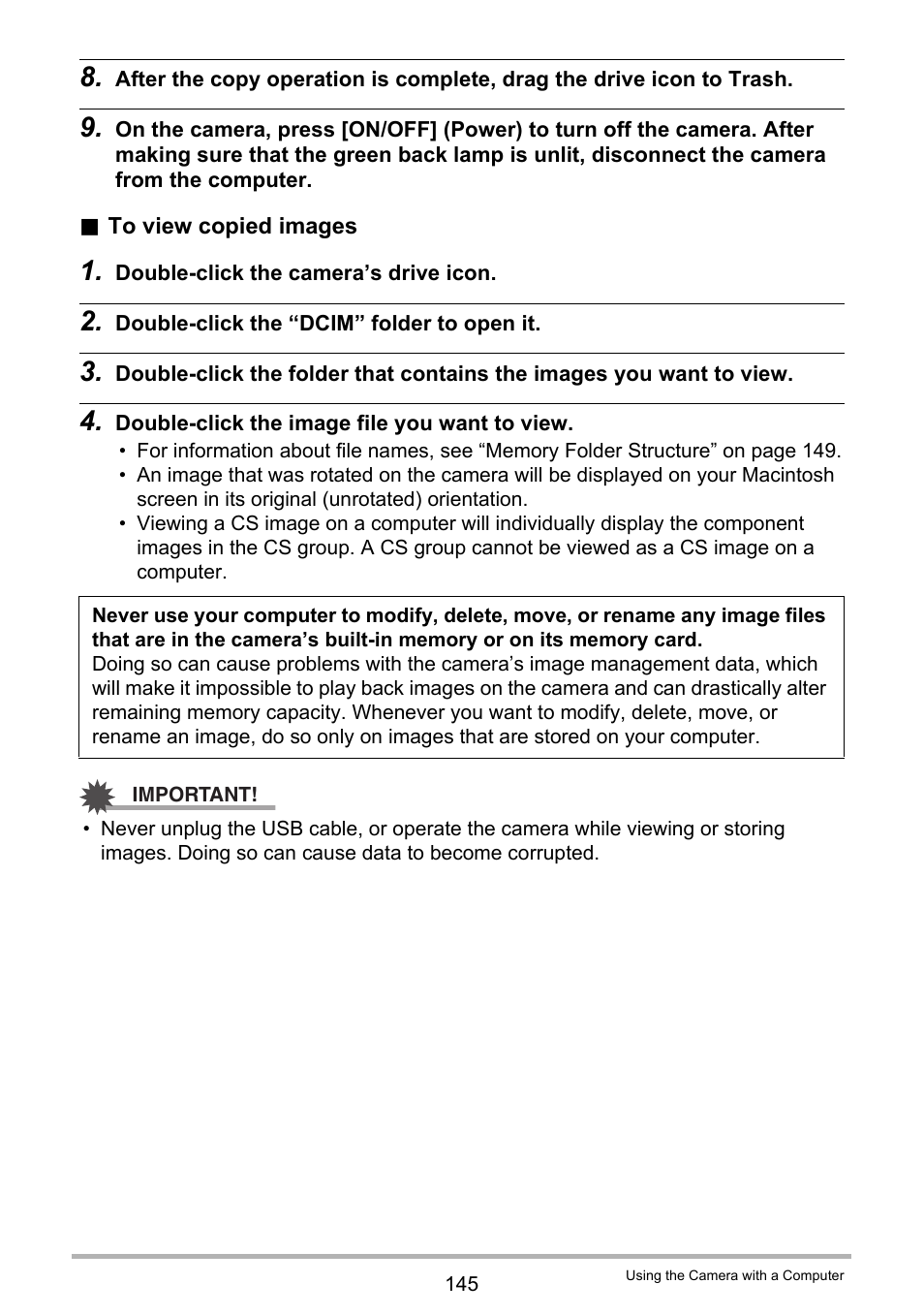 Casio EXILIM EX-ZR10 User Manual | Page 145 / 199