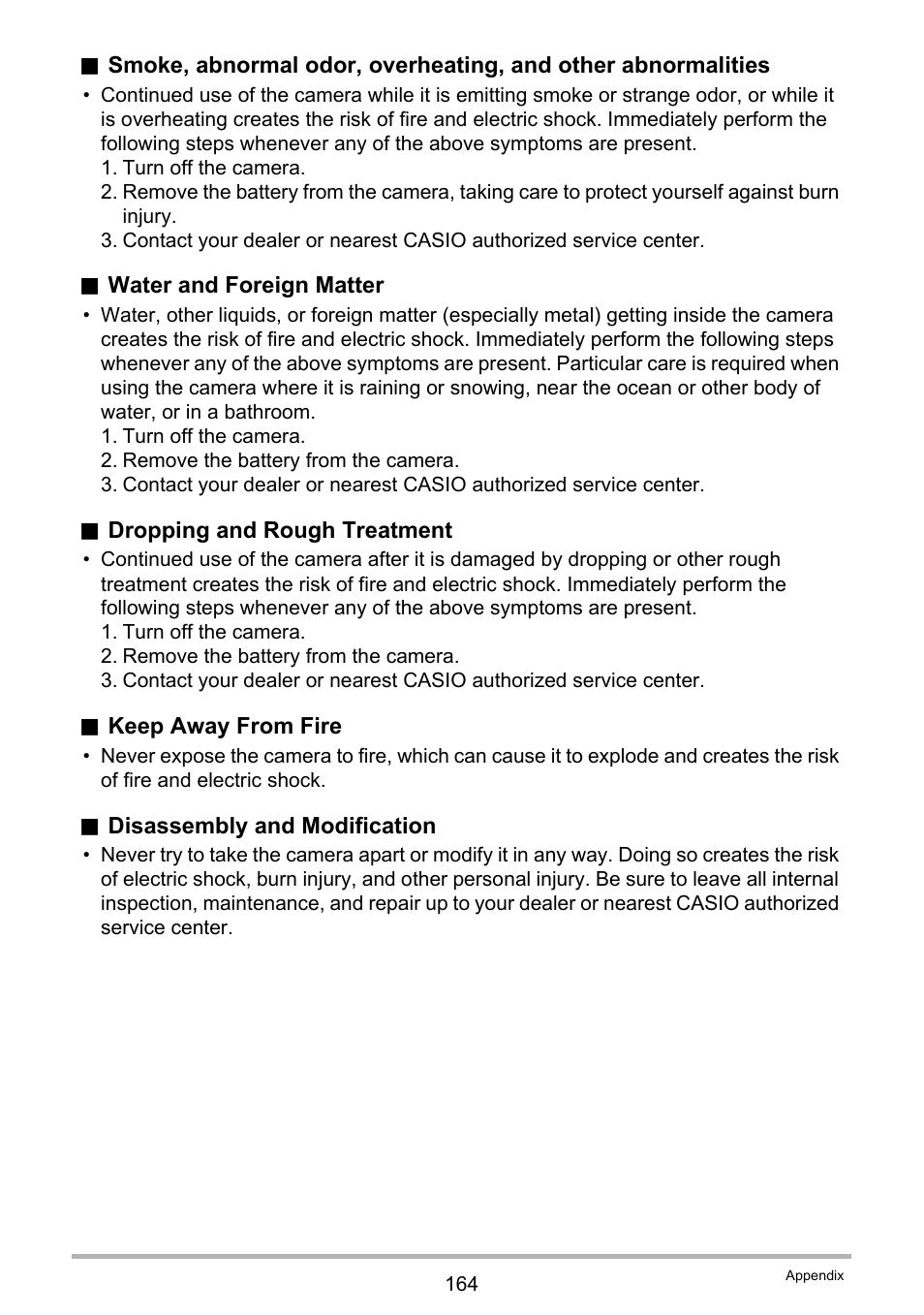 Casio EXILIM EX-ZR10 User Manual | Page 164 / 199