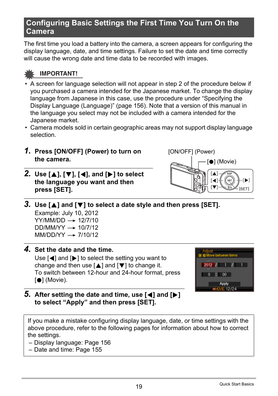 Casio EXILIM EX-ZR10 User Manual | Page 19 / 199