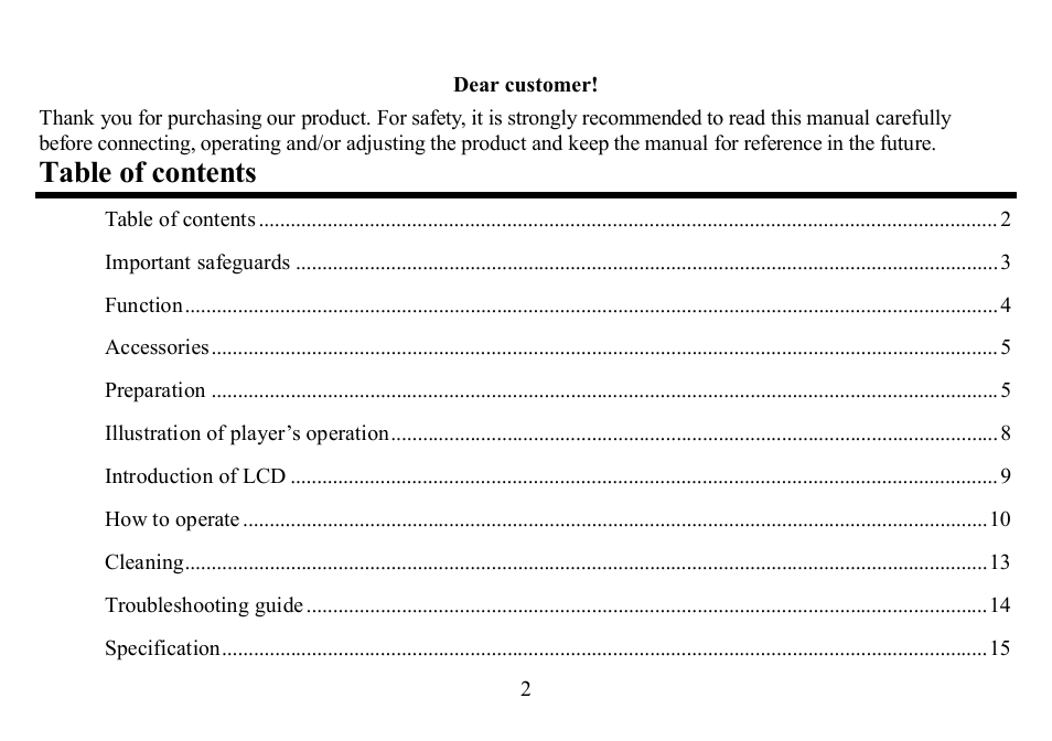 Hyundai H-CD7001 User Manual | Page 2 / 30
