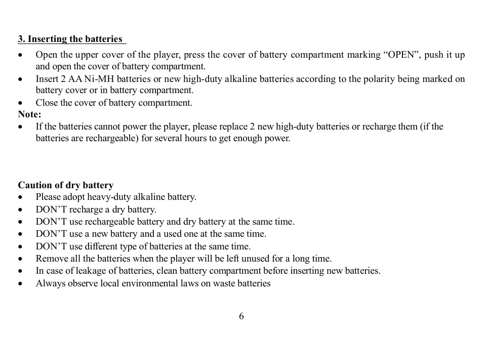 Hyundai H-CD7001 User Manual | Page 6 / 30