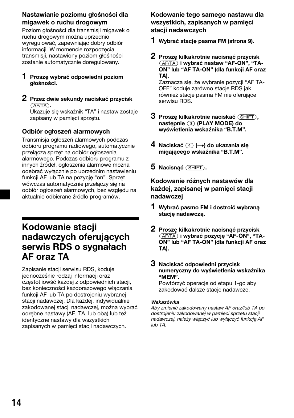 Sony XR-C33R User Manual | Page 66 / 132