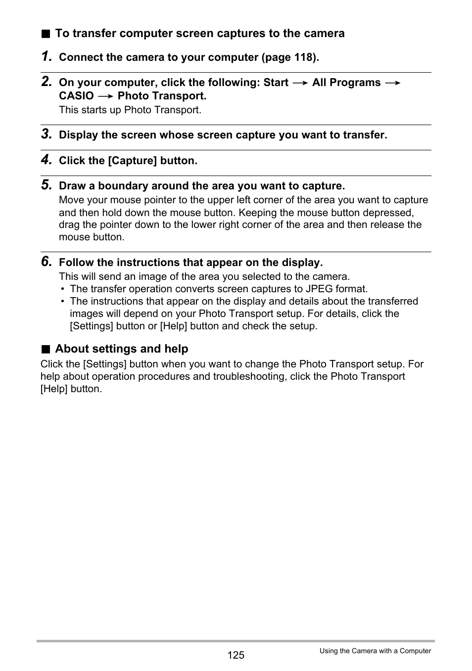 Casio EX-Z2300 User Manual | Page 125 / 191