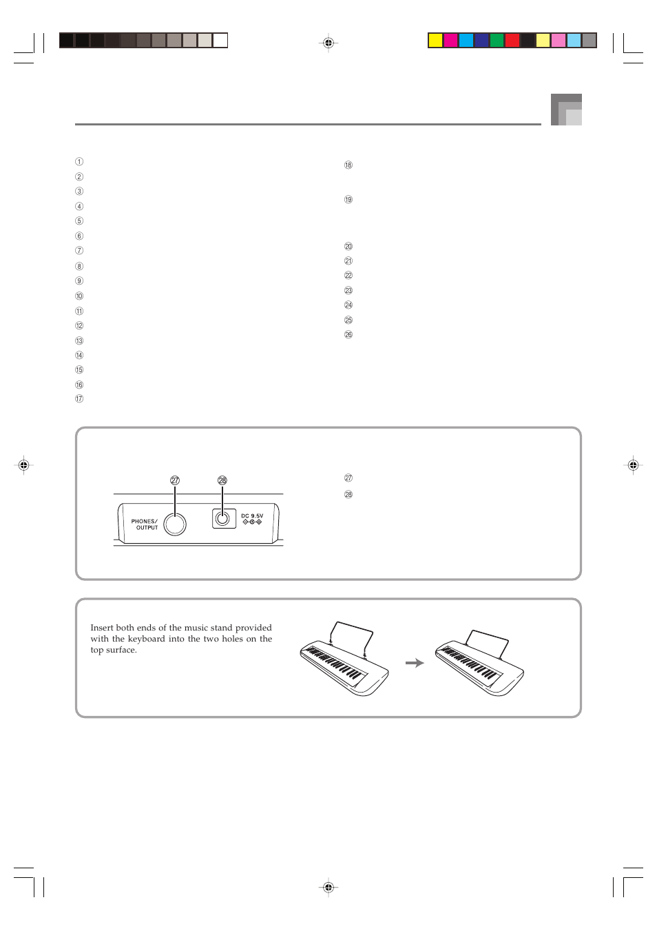 E-9 general guide | Casio CTK1100ES1A User Manual | Page 11 / 44