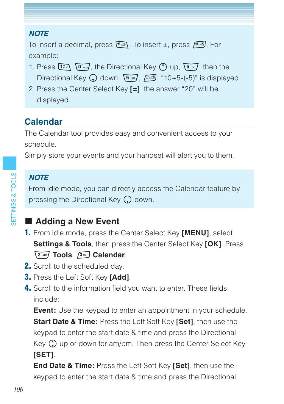 Calendar, Adding a new event | Casio G'zOne Rock User Manual | Page 107 / 201